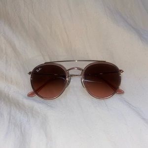 Rose Gold Ray Ban Sunglasses